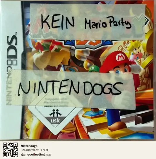 Nintendogs Nintendo DS, Germany box front