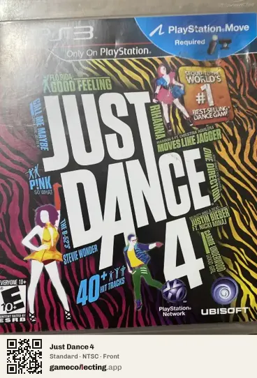 Just Dance 4 PlayStation 3, NTSC box front