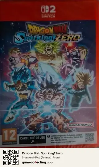 Dragon Ball: Sparking! Zero Nintendo Switch 2, France box front