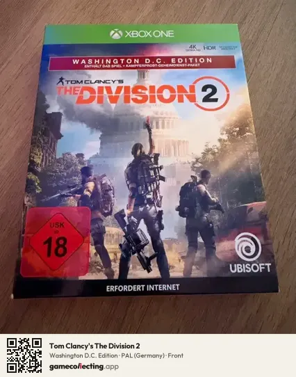 Tom Clancy's The Division 2 Xbox One, Germany box front