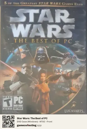 Star Wars: The Best of PC Computer, NTSC box front