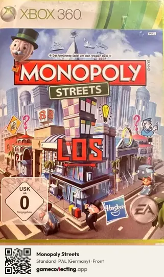 Monopoly Streets Xbox 360, Germany box front