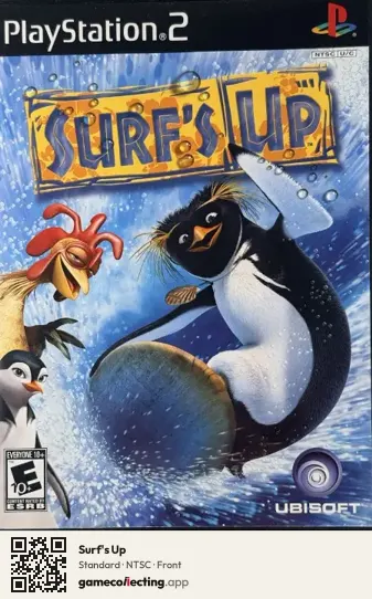 Surf's Up PlayStation 2, NTSC box front
