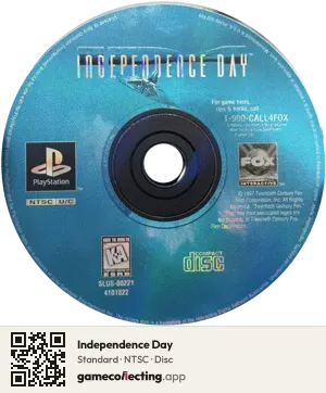 Independence Day PlayStation, NTSC disc
