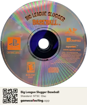 Big League Slugger Baseball PlayStation, NTSC disc