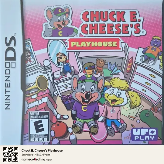 Chuck E. Cheese's Playhouse Nintendo DS, NTSC box front