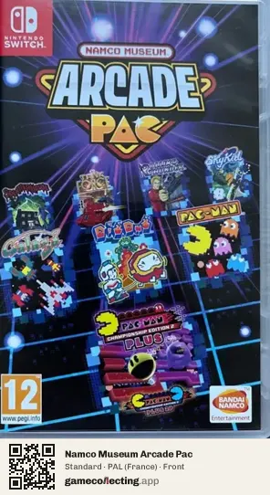 Namco Museum Arcade Pac Nintendo Switch, France box front