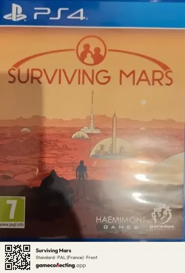 Surviving Mars PlayStation 4, France box front