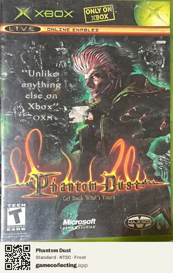 Phantom Dust Xbox, NTSC box front