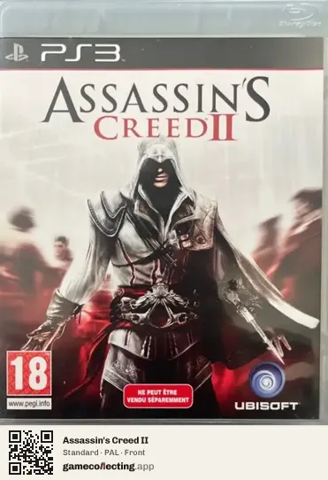 Assassin's Creed II PlayStation 3, PAL box front