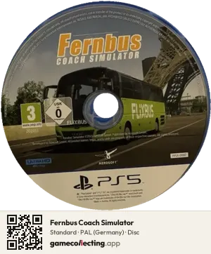 Fernbus Coach Simulator PlayStation 5, PAL disc