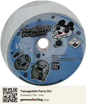 Tamagotchi: Party On! Nintendo Wii, PAL disc