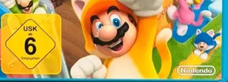 Super Mario 3D World, the USK square on its front