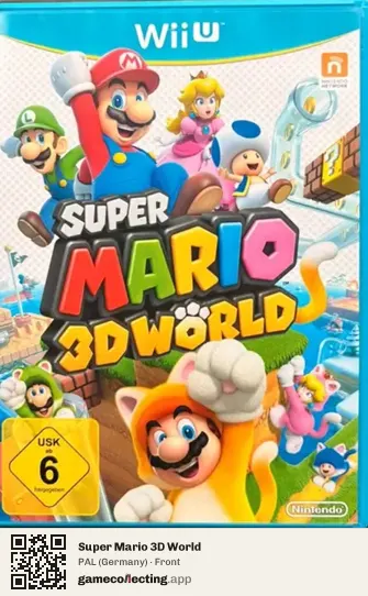 Super Mario 3D World Nintendo Wii U, Germany box front