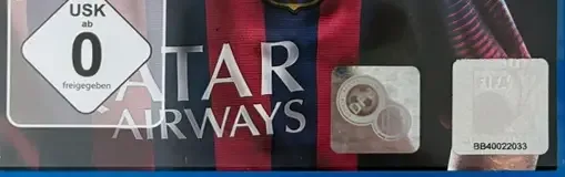 FIFA 14, the USK square on its front