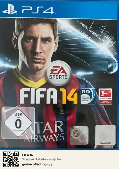 FIFA 14 PlayStation 4, Germany box front