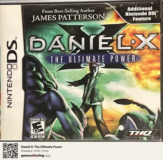 Daniel X: The Ultimate Power Nintendo DS, NTSC box front
