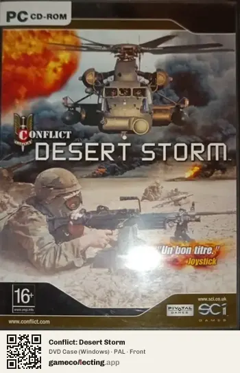 Conflict: Desert Storm Computer, PAL box front