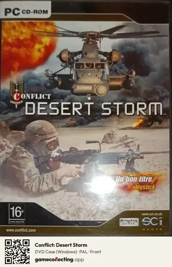 Conflict: Desert Storm Computer, PAL box front