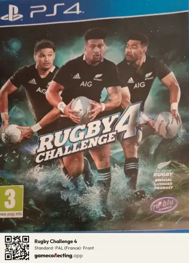 Rugby Challenge 4 PlayStation 4, France box front