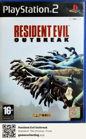 Resident Evil Outbreak PlayStation 2, France box front