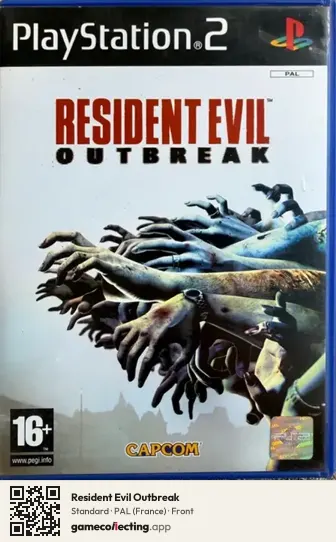 Resident Evil Outbreak PlayStation 2, France box front