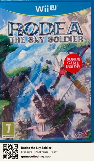 Rodea the Sky Soldier Nintendo Wii U, France box front