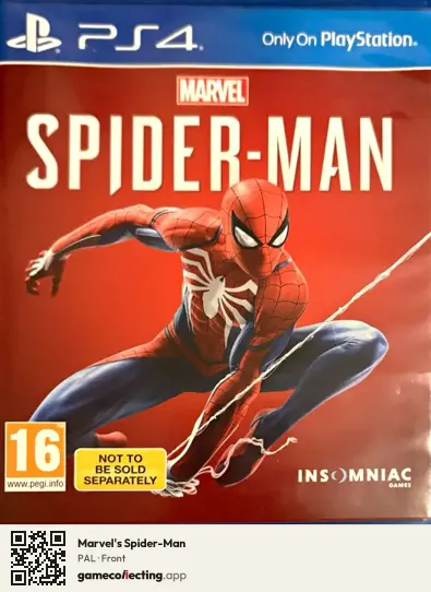 Marvel's Spider-Man PlayStation 4, PAL box front