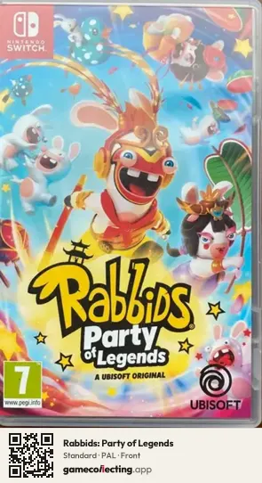 Rabbids: Party of Legends Nintendo Switch, PAL box front