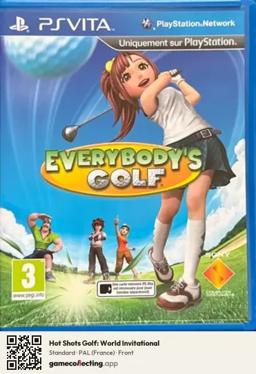 Hot Shots Golf: World Invitational PlayStation Vita, France box front