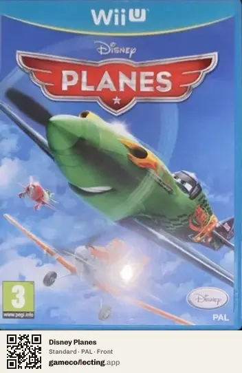 Disney Planes Nintendo Wii U, PAL box front
