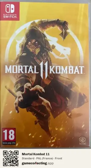 Mortal Kombat 11 Nintendo Switch, France box front