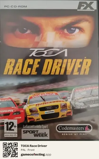 TOCA Race Driver Computer, PAL box front