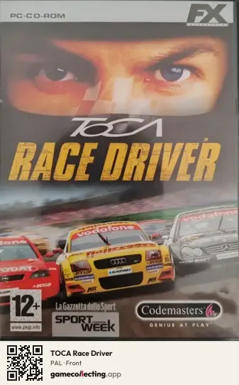 TOCA Race Driver Computer, PAL box front