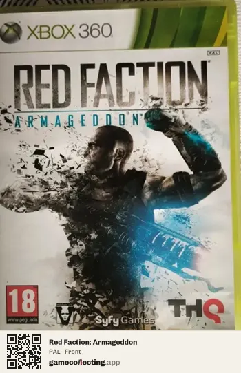 Red Faction: Armageddon Xbox 360, PAL box front