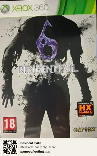Resident Evil 6 Xbox 360, Italy box front