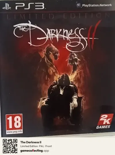 The Darkness II PlayStation 3, PAL box front