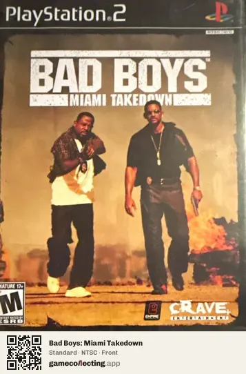 Bad Boys: Miami Takedown PlayStation 2, NTSC box front