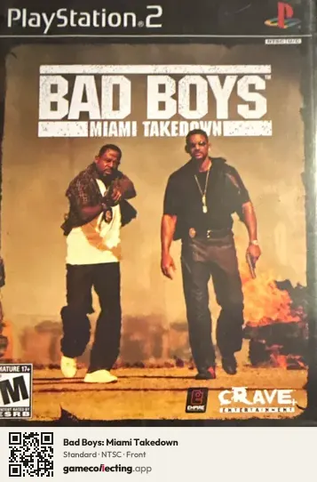 Bad Boys: Miami Takedown PlayStation 2, NTSC box front