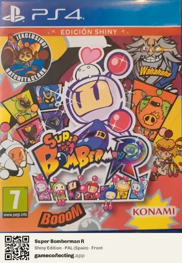 Super Bomberman R PlayStation 4, Spain box front