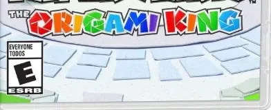 Paper Mario: The Origami King, the ESRB box on its front