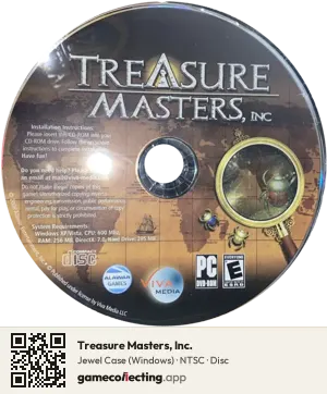 Treasure Masters, Inc. Computer, NTSC disc
