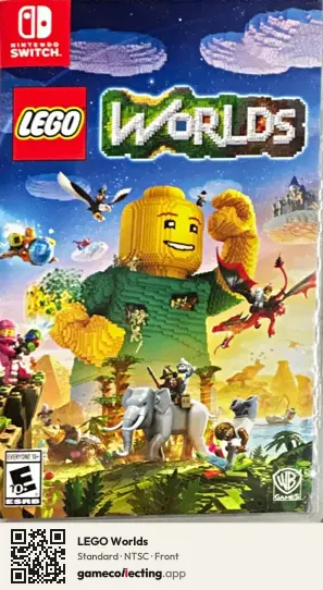 LEGO Worlds Nintendo Switch, NTSC box front