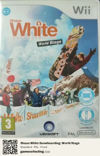 Shaun White Snowboarding: World Stage Nintendo Wii, PAL box front