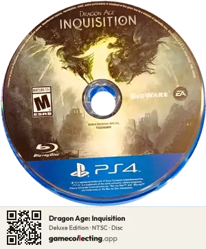 Dragon Age: Inquisition PlayStation 4, NTSC disc