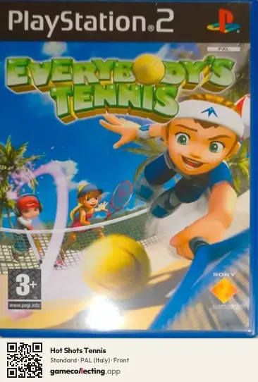Hot Shots Tennis PlayStation 2, Italy box front