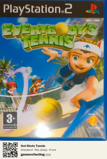 Hot Shots Tennis PlayStation 2, Italy box front