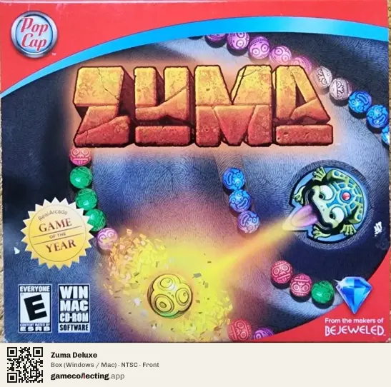 Zuma Deluxe Computer, NTSC box front