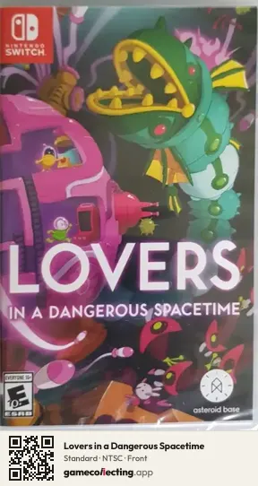 Lovers in a Dangerous Spacetime Nintendo Switch, NTSC box front