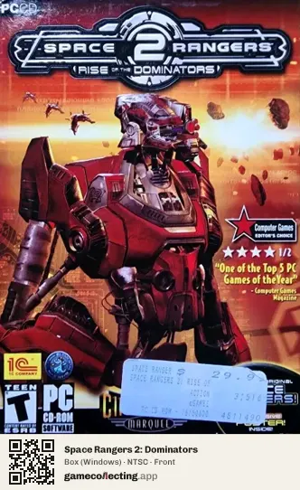 Space Rangers 2: Dominators Computer, NTSC box front